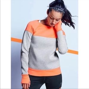 Athleta Fuse Cosmic Orange Pullover Sweatshirt